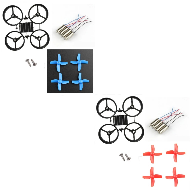 Fpv Drone Kit - JJRC H36 Eachine E010 小型DIYミニクアッドコプターフレームキット、4x615コアレスモーター、4xブレード、65mmホイールベース、屋内FPVドローン用