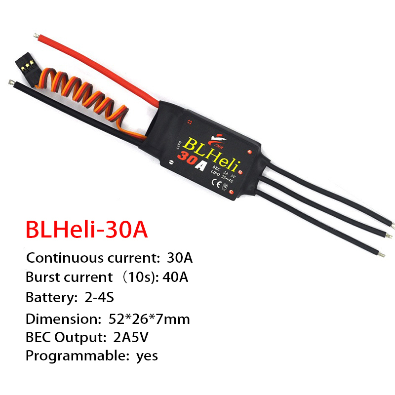 1-3 個ブラシレス ESC BLHeli 20A 30A  - Fpv Drone Esc のレビューと価格