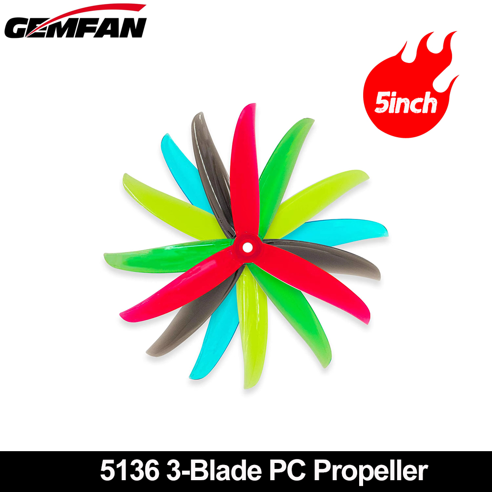 Gemfan VANOVER 5136 3 ブレード PC  - Fpv Drone Propeller のレビューと価格